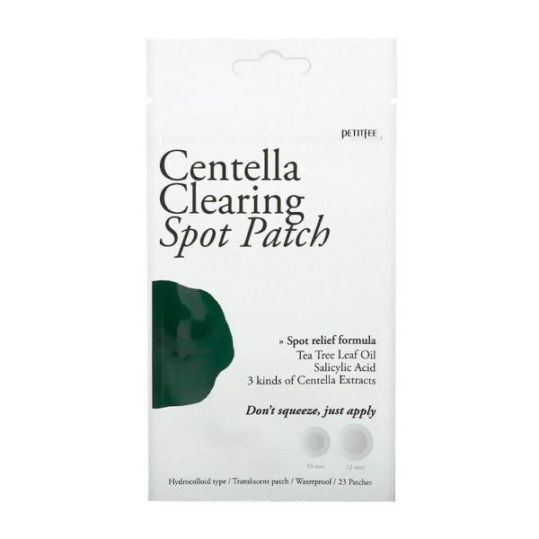 Антибактериальные наклейки против прыщей Petitfee Centella Clearing Spot Patch