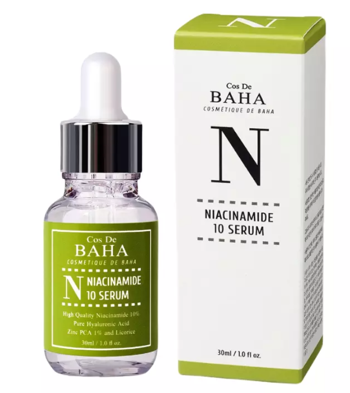 Противовоспалительная сыворотка для жирной кожи Cos De BAHA Niacinamide 10 Serum
