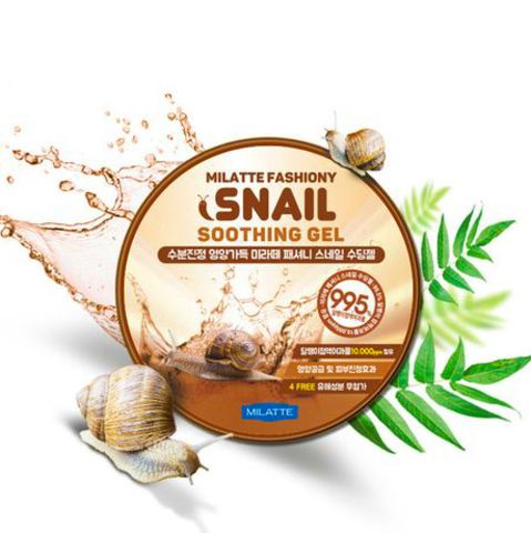 Многофункциональный гель с муцином улитки Milatte Fashiony Snail Soothing Gel