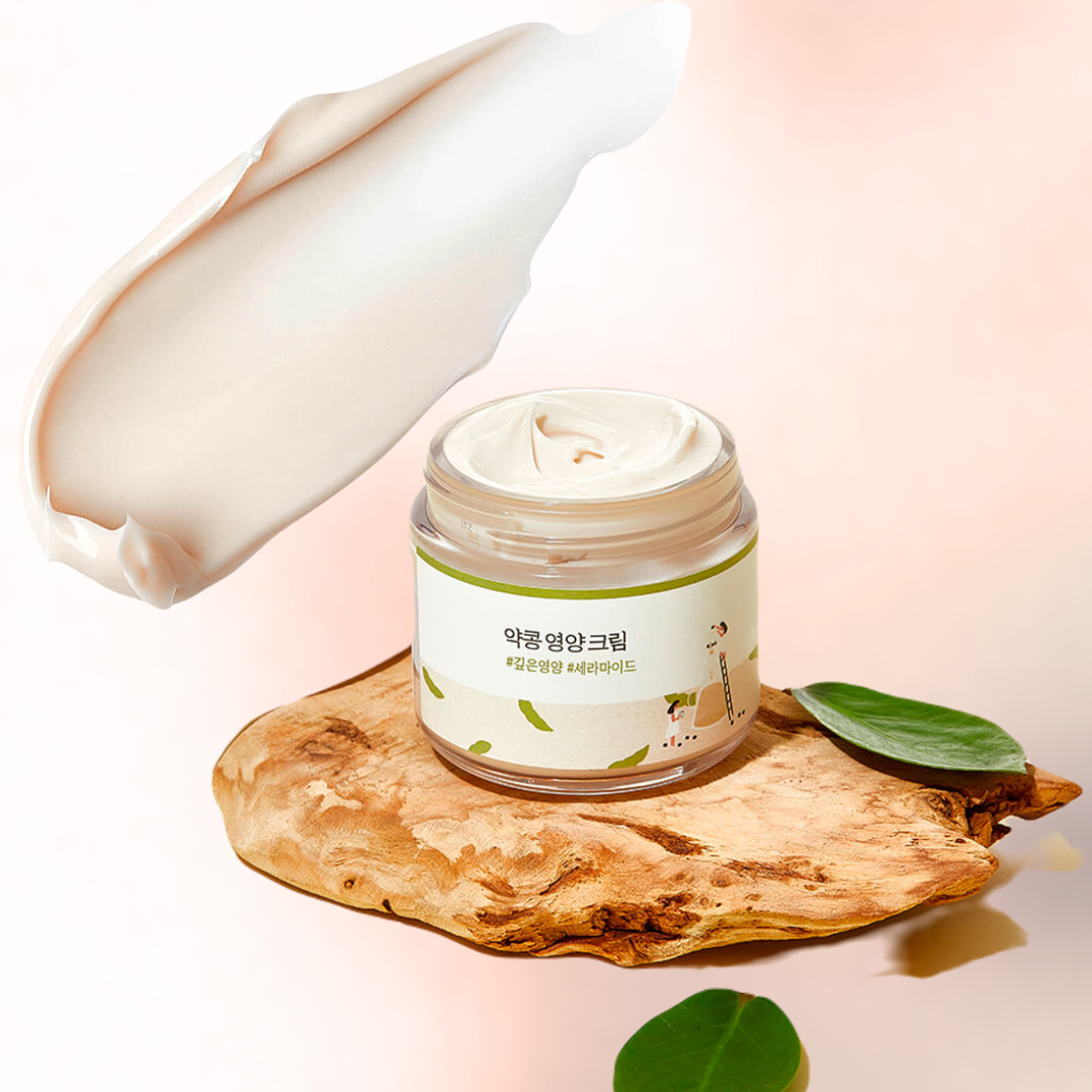 Питательный крем с чёрной соей Round Lab Soybean Nourishing Cream