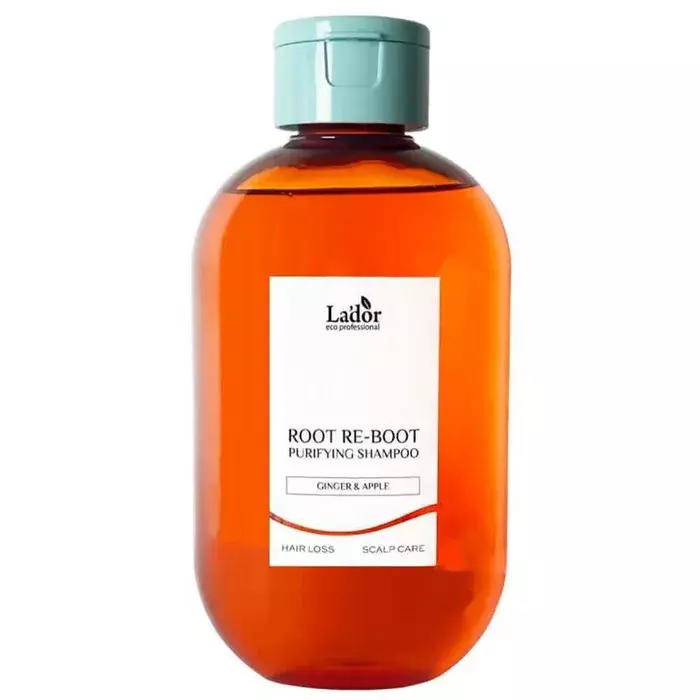 Очищающий шампунь кожи головы Lador Root Re-Boot Purifying Shampoo Ginger & Apple